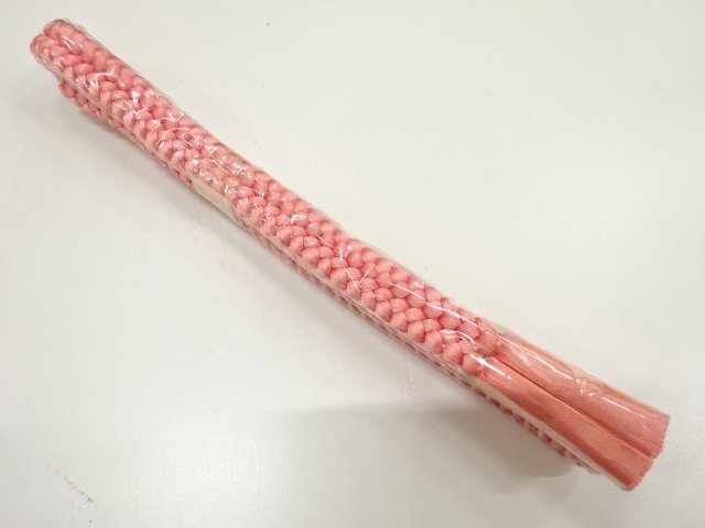 JAPANESE KIMONO / UNUSED HAND-TIED OBIJIME